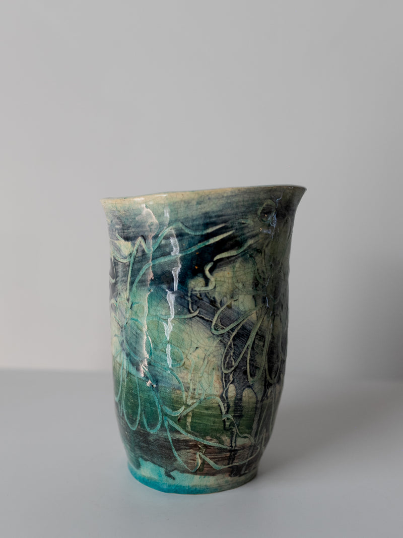 Vintage flower vase l ビンテージフラワーベース #324 – Galri B