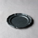 Vintage pewter plate l ビンテージピュータープレート  #144-A