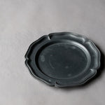 Vintage pewter plate l ビンテージピュータープレート  #144-B