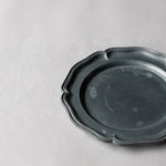 Vintage pewter plate l ビンテージピュータープレート  #144-B