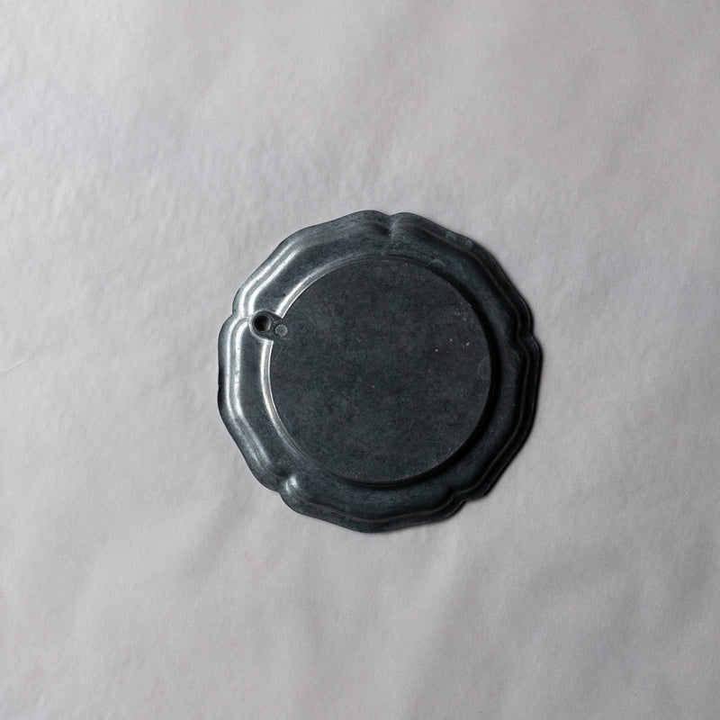 Vintage pewter plate l ビンテージピュータープレート  #144-C