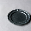 Vintage pewter plate l ビンテージピュータープレート  #144-C