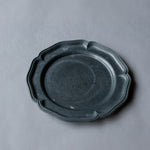 Vintage pewter plate l ビンテージピュータープレート  #144-D