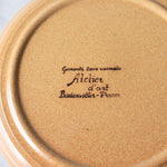 Vintage plate l ビンテージプレート 'Atelier d'Art Badonviller'  #147-B