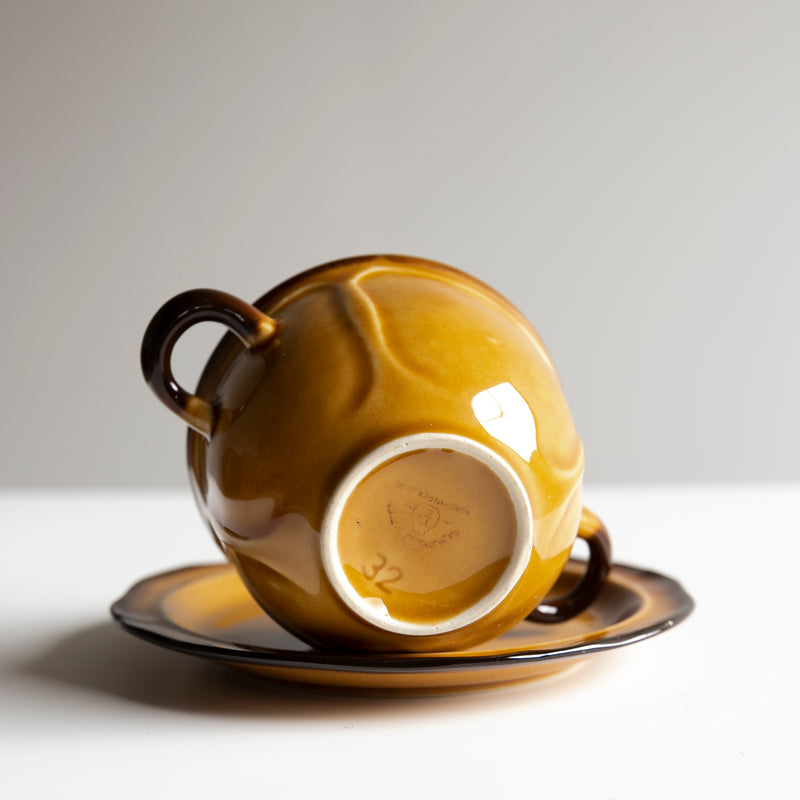 Vintage cup & saucer l ビンテージカップ＆ソーサー#088-B