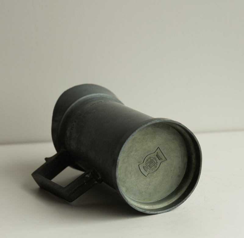 Vintage pewter cup 1/2L l ビンテージピューターカップ 1/2L  #136
