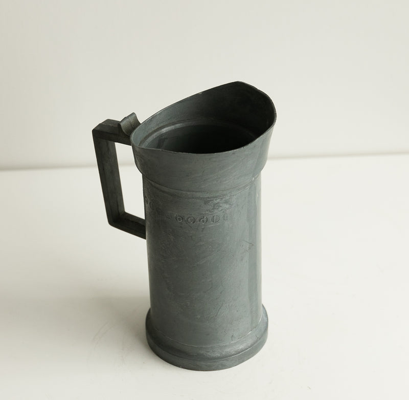 Vintage pewter cup 1/2L l ビンテージピューターカップ 1/2L  #136